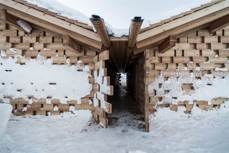 Zallinger, los refugios de Noa en los Dolomitas occidentales. Sofisticada calidez