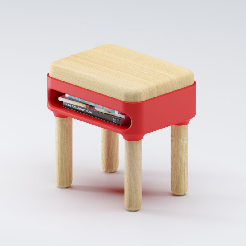 Arc Stool, de Sébastien Khoury Rosas