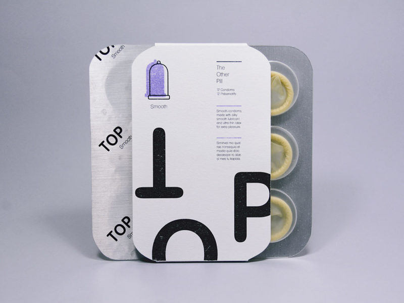 Cinco packaging de condones. Potentes, inspiradores, necesarios