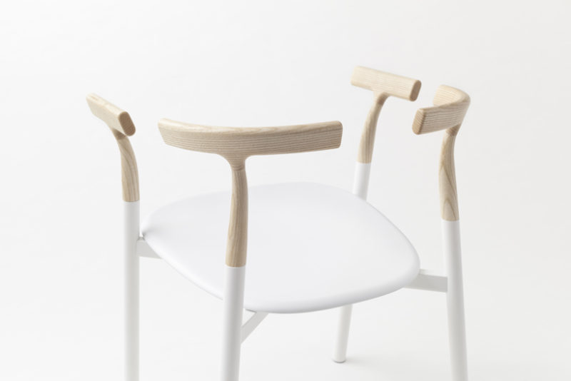 Twig, la silla incompleta de Nendo. Minimalismo nipón © Akihiro Yoshida 