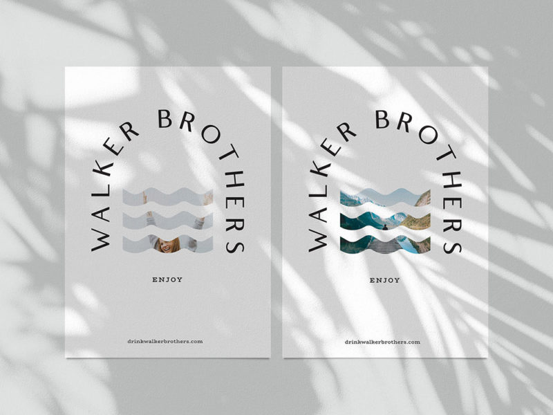 Makebardo desarrolla la identidad de Kombucha Walker Brothers