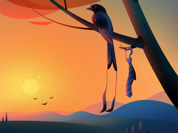 Las acuarelas digitales de Febin Raj. Paisajismo 2.0 | Experimenta