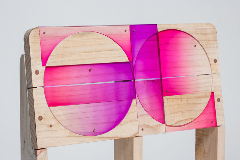 Patterned Pallet, las sillas upcycling de Craft Combine