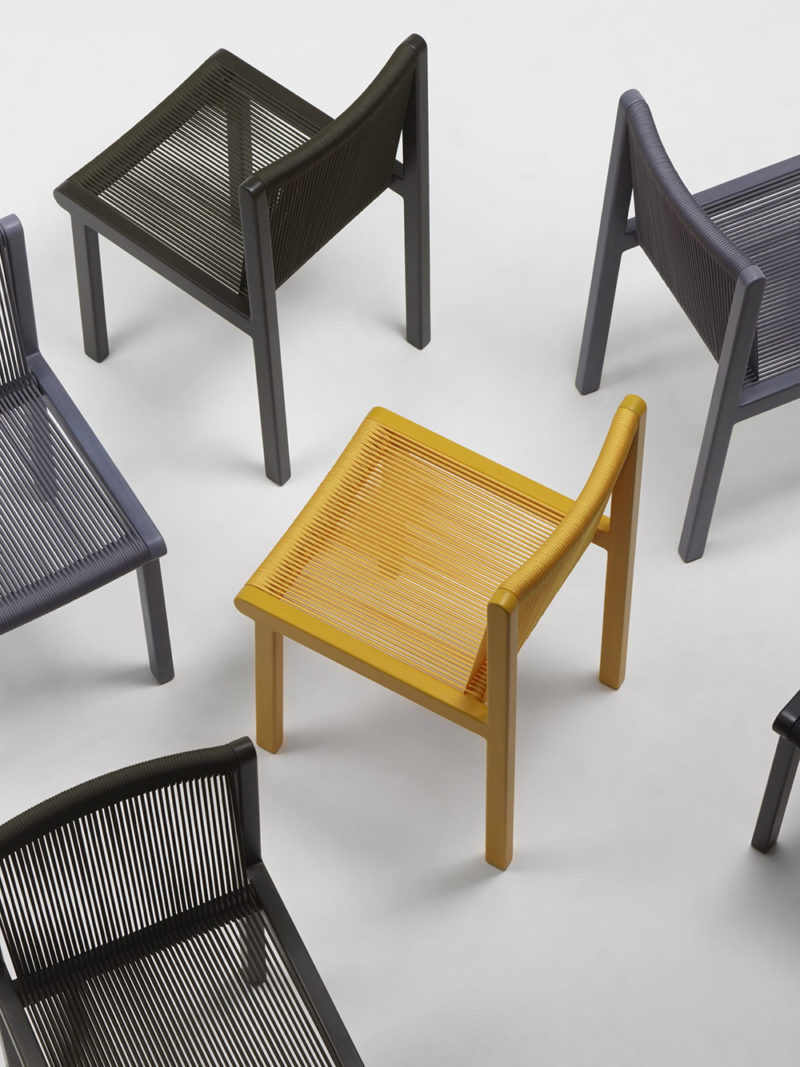 Filo, la silla encordada de los hermanos Bouroullec