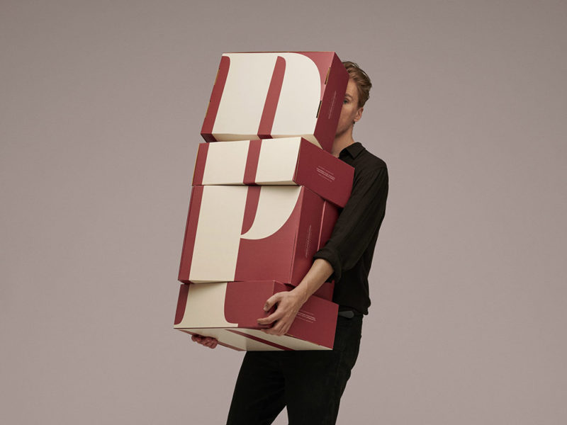 Las cajas de cartón para embalar de Jens Nilsson © Bild Gates