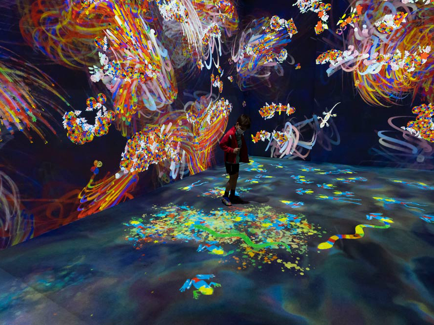 TeamLab, una experiencia inmersiva y multisensorial en CaixaForum Barcelona