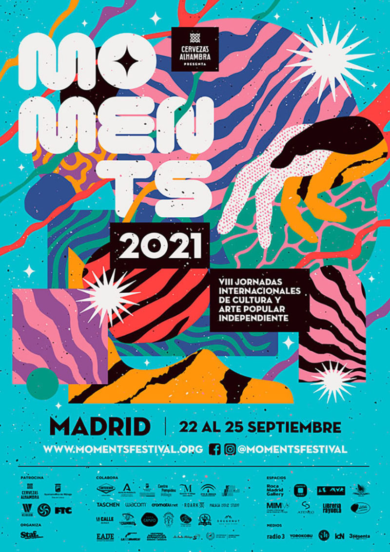 Moments 2021: cultura y arte popular independiente en Málaga, Sevilla y Madrid