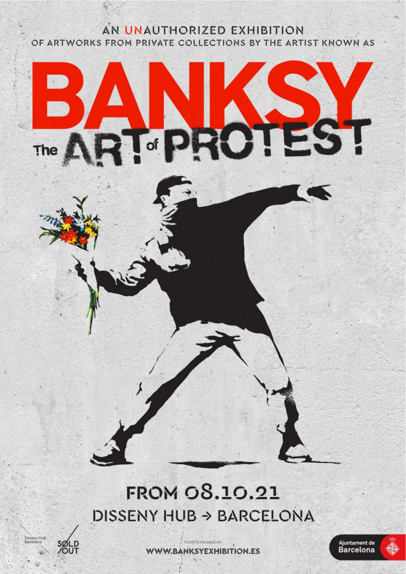 Banksy. The Art of Protest: gran exposición en el Museo del Diseño de Barcelona