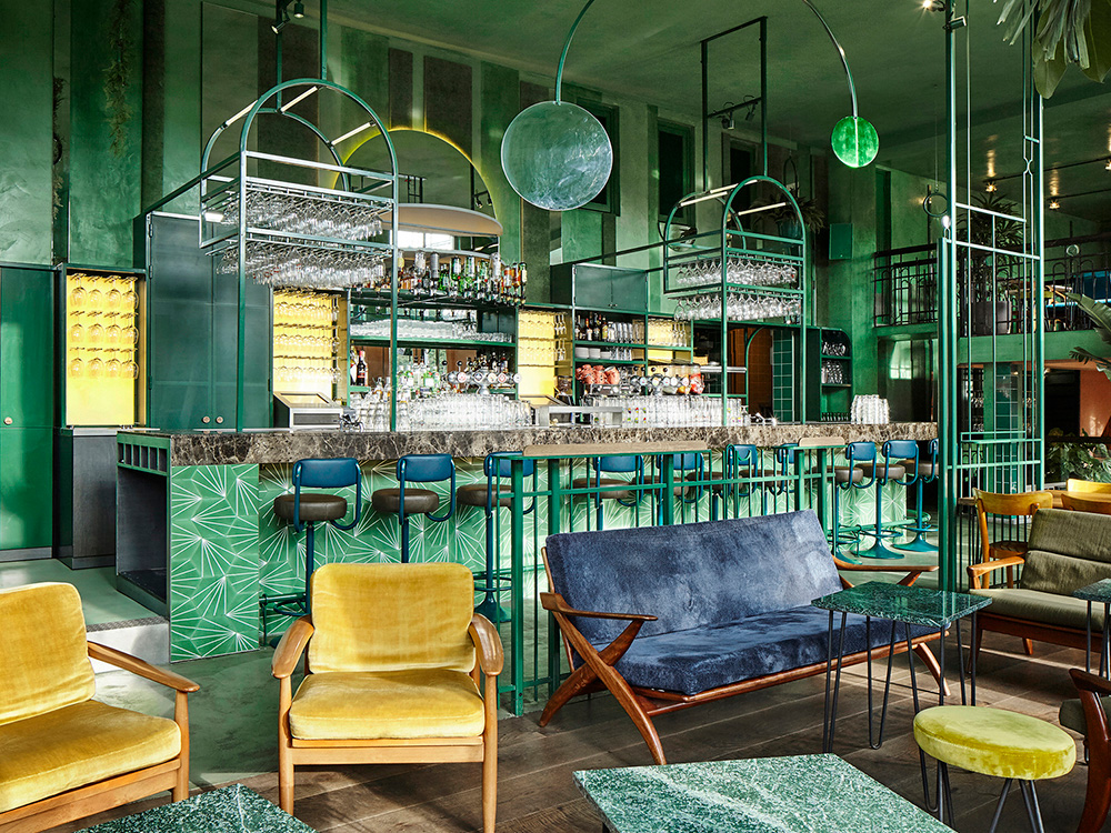Modijefsky firma Botanique. Diseño de interior «verde» en Amsterdam