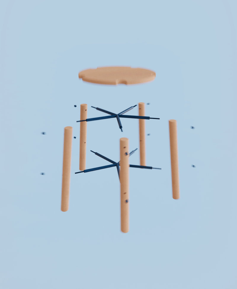 That Stool: simple, elegante, funcional, así es el taburete de Alondra Elizalde