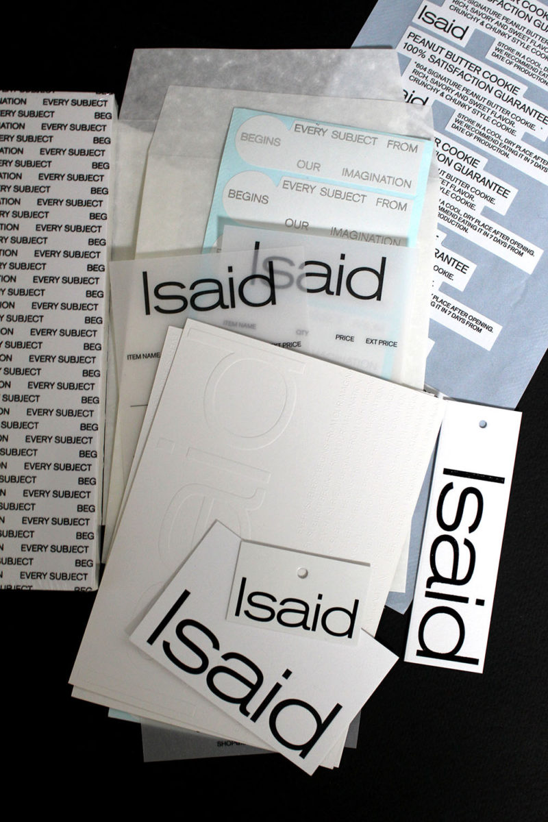 Eunsun Park desarrolla el branding de Isaid. Moda y buen diseño desde Seúl