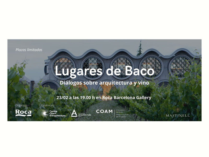 Diálogos sobre arquitectura y vino en el Roca Barcelona Gallery