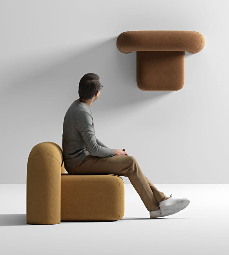 Sillon y sofá Moss: el minimalismo cómodo de Pavel Vetrov