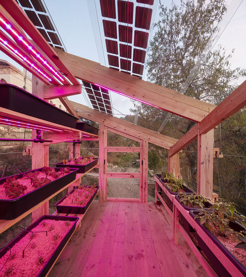 Solar Greenhouse, el prototipo de invernadero ecológico para producir alimentos y energía en las ciudades del IAAC. Foto: Adriá Goula / IAAC/ Pati Nuñez Agency
