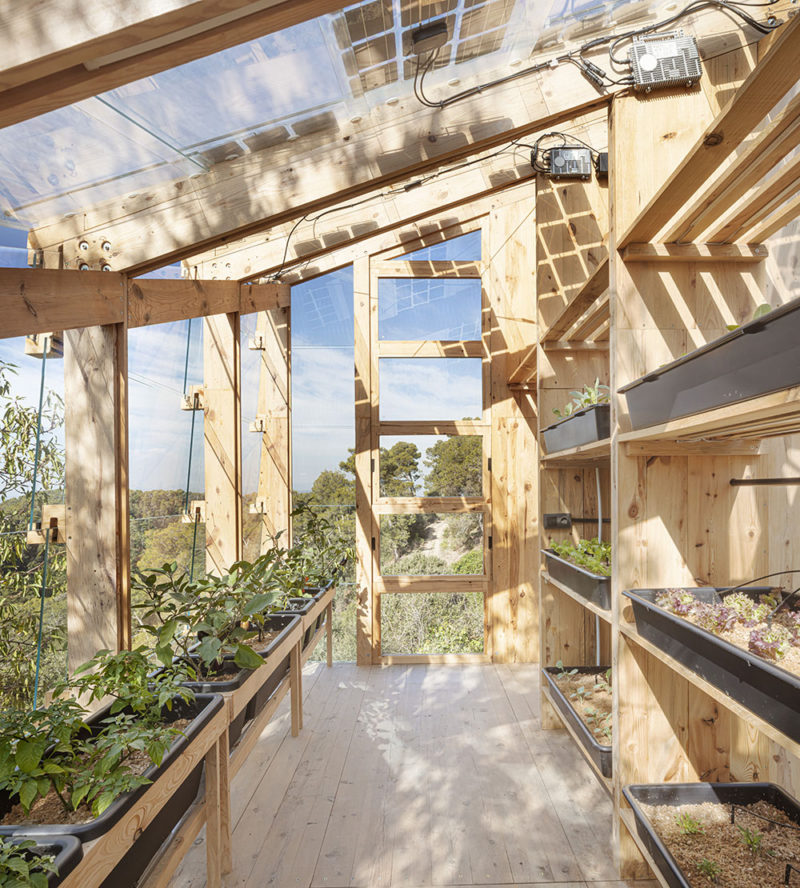 Solar Greenhouse, el prototipo de invernadero ecológico para producir alimentos y energía en las ciudades del IAAC. Foto: Adriá Goula / IAAC/ Pati Nuñez Agency