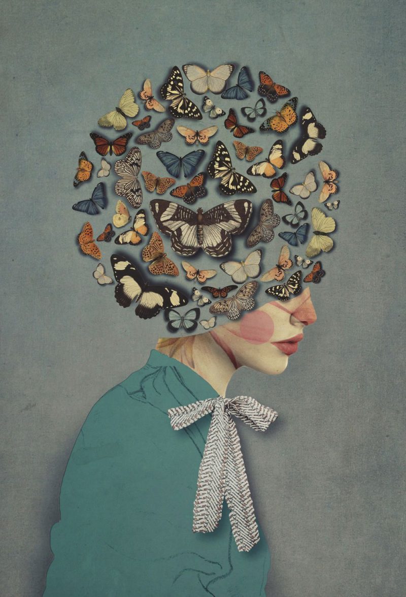 Elegante y mágico, así es el collage multidisciplinar de Sarah Jarrett