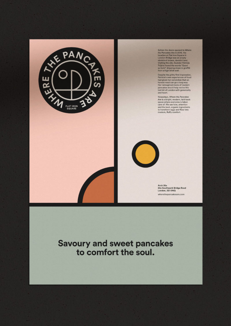 Where the Pancakes Are, un proyecto gráfico de NotOnSunday © Safia Shakarchi
