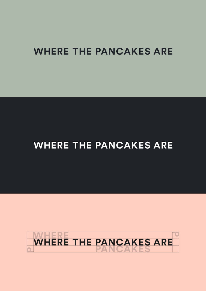 Where the Pancakes Are, un proyecto gráfico de NotOnSunday © Safia Shakarchi