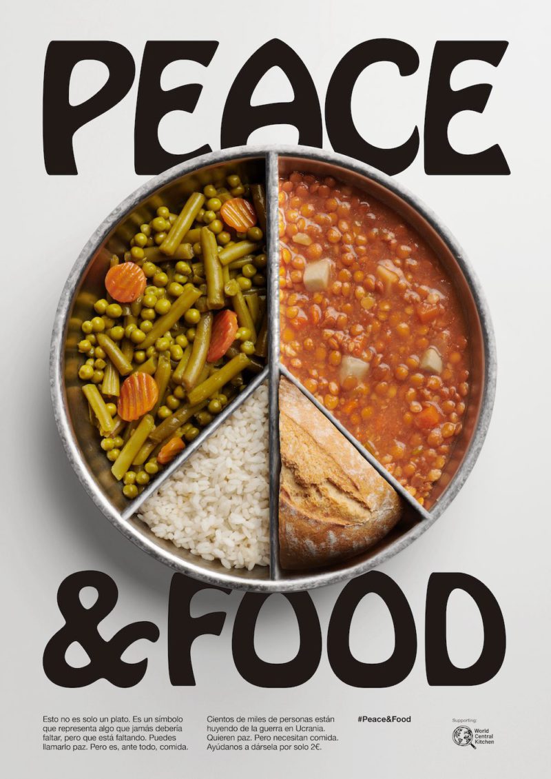 Peace & Food, una campaña de Jorge Martínez