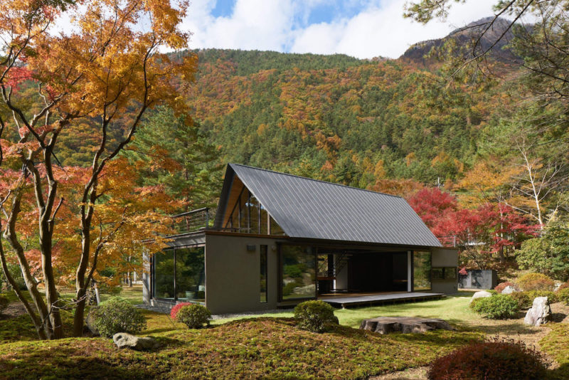 House in Saiko, la casa del bosque de Keiji Ashizawa. Naturaleza y buen diseño