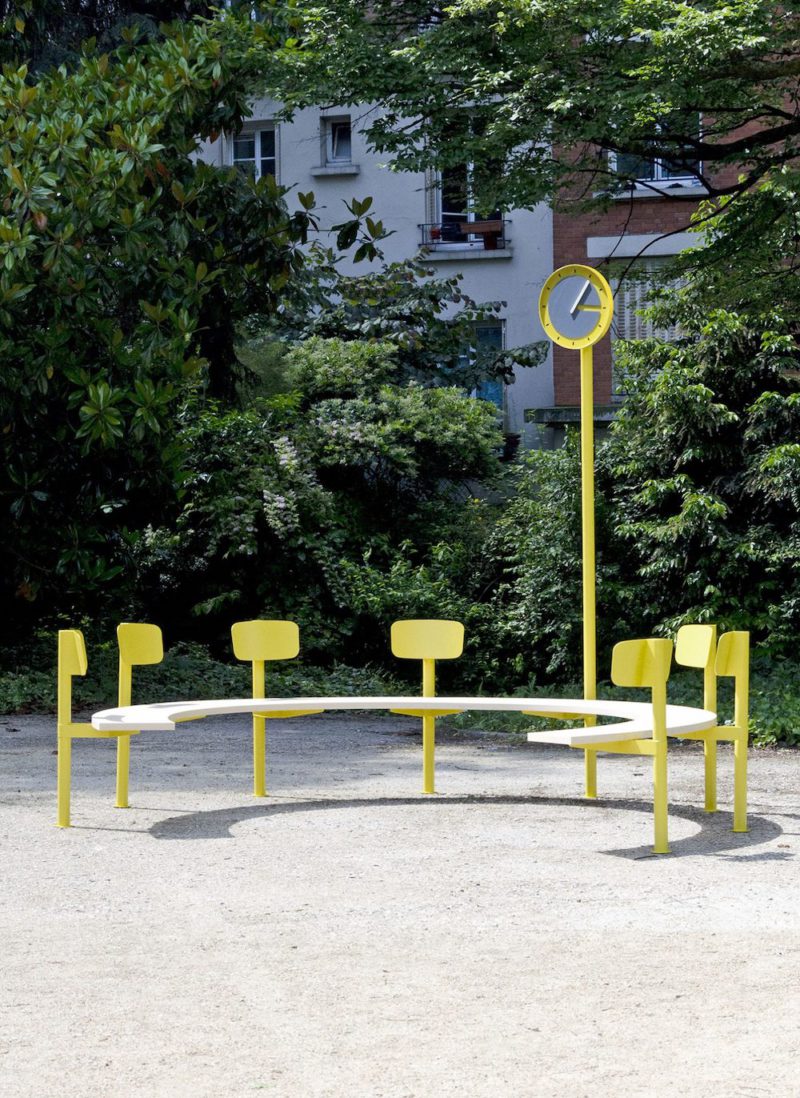 Exèdre, el refrescante mobiliario urbano de Camille Viallet y Théo Leclercq