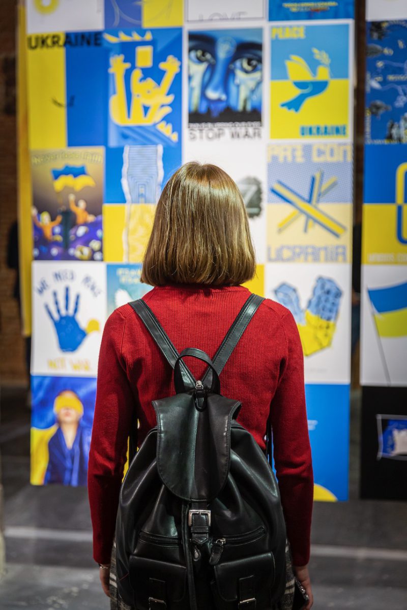 PazífiKa. Carteles solidarios por Ucrania en la Central de Diseño de Matadero Madrid