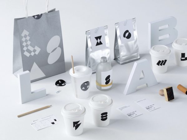 HDU23 Lab presenta The Lab Coffee & Co. Un branding en blanco y negro