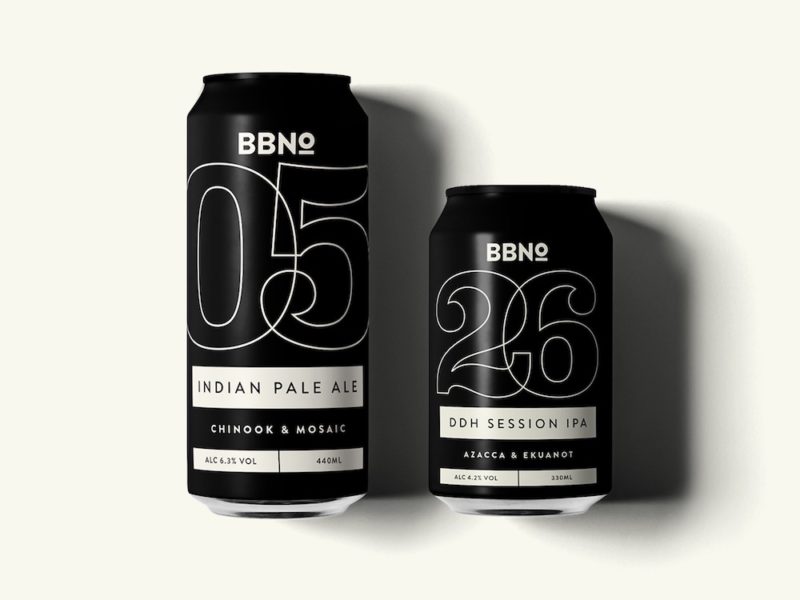 Pentagram da vida y personalidad a las cervezas artesanales Brew by Numbers
