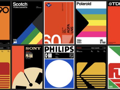 Poster Collection Retro Brands Videotape, de Xavier Esclusa Trias