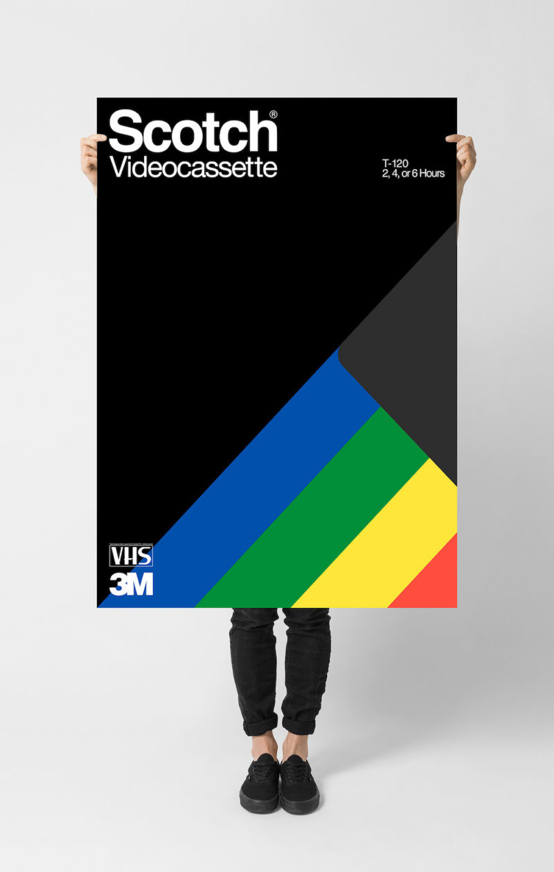 Poster Collection Retro Brands Videotape, de Xavier Esclusa Trias