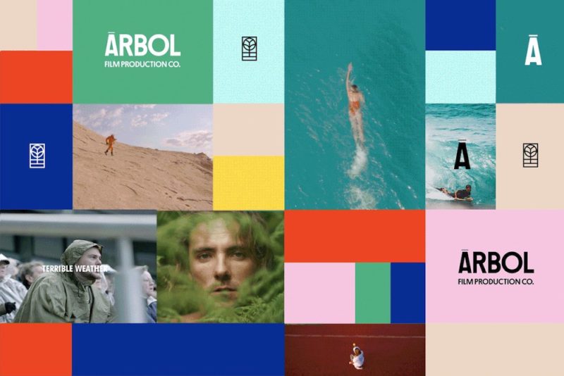 Futura desarrolla la identidad de Arbol. Un diseño de película
