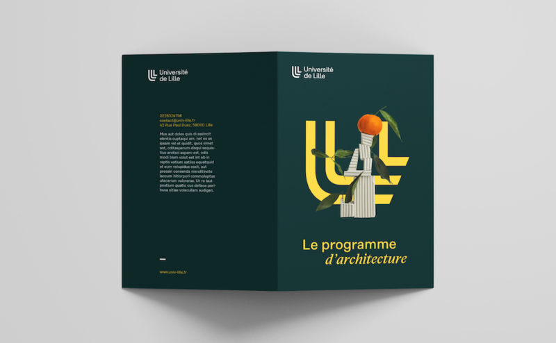 Graphéine renueva la identidad de la Universidad de Lille. Todo un acierto