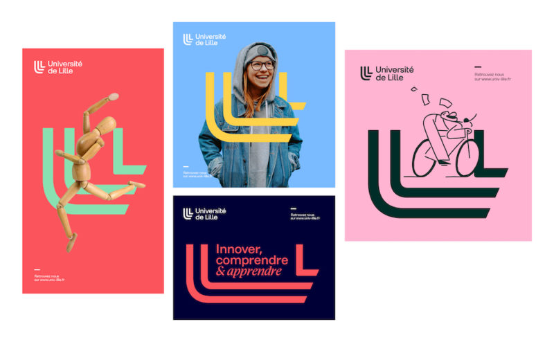 Graphéine renueva la identidad de la Universidad de Lille. Todo un acierto