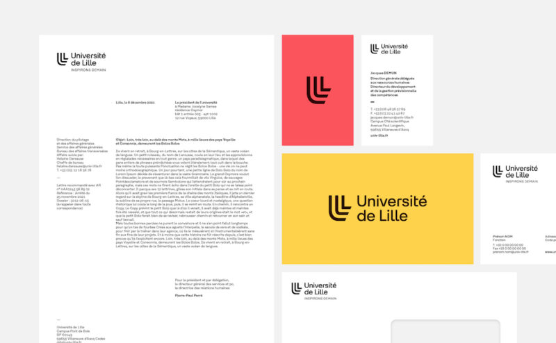 Graphéine renueva la identidad de la Universidad de Lille. Todo un acierto