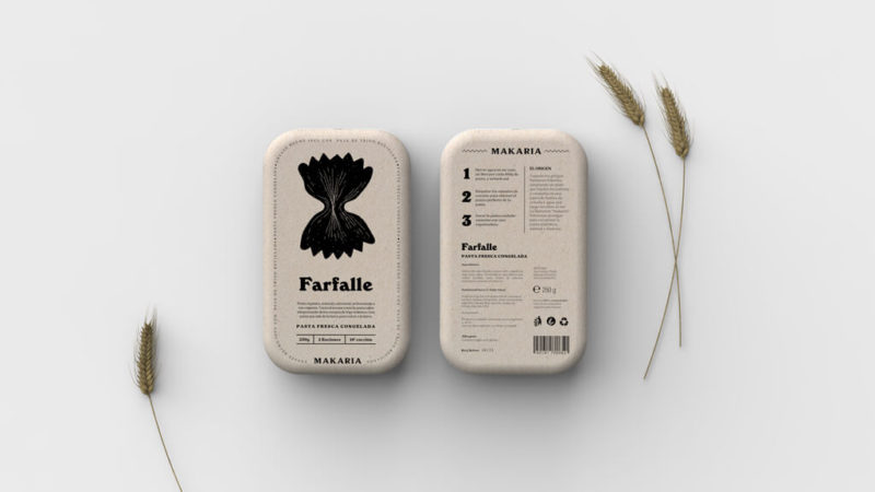 Makaria, el packaging de Alvaro García. Flat, atractivo y 100% biodegradable
