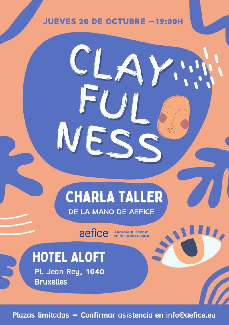 Clayfulness, de Samuel López-Lago. Charla, taller y presentación de libro en Bruselas