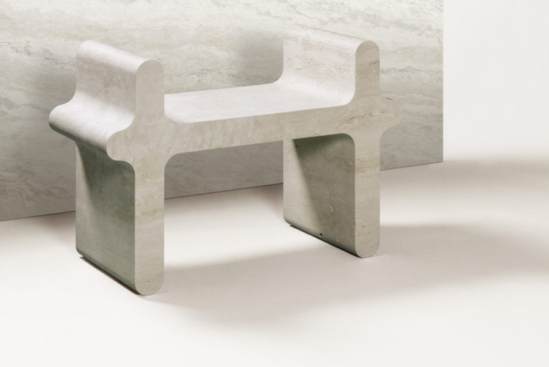 Ossicle, el mobiliario monolítico de Francesco Balzano