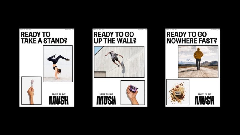 Manual Graphics desarrolla la nueva identidad de Mush. © Maren Caruso / David Begler