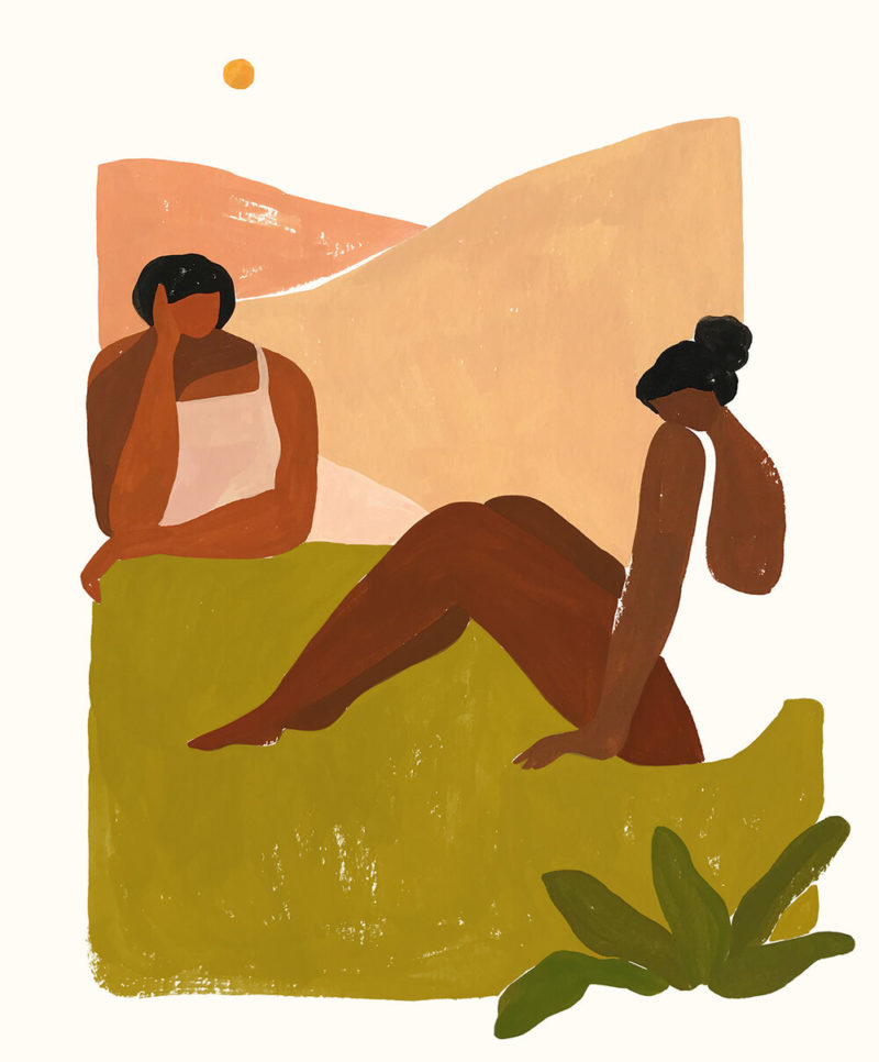 La ilustración impresionista de Kenesha Sneed