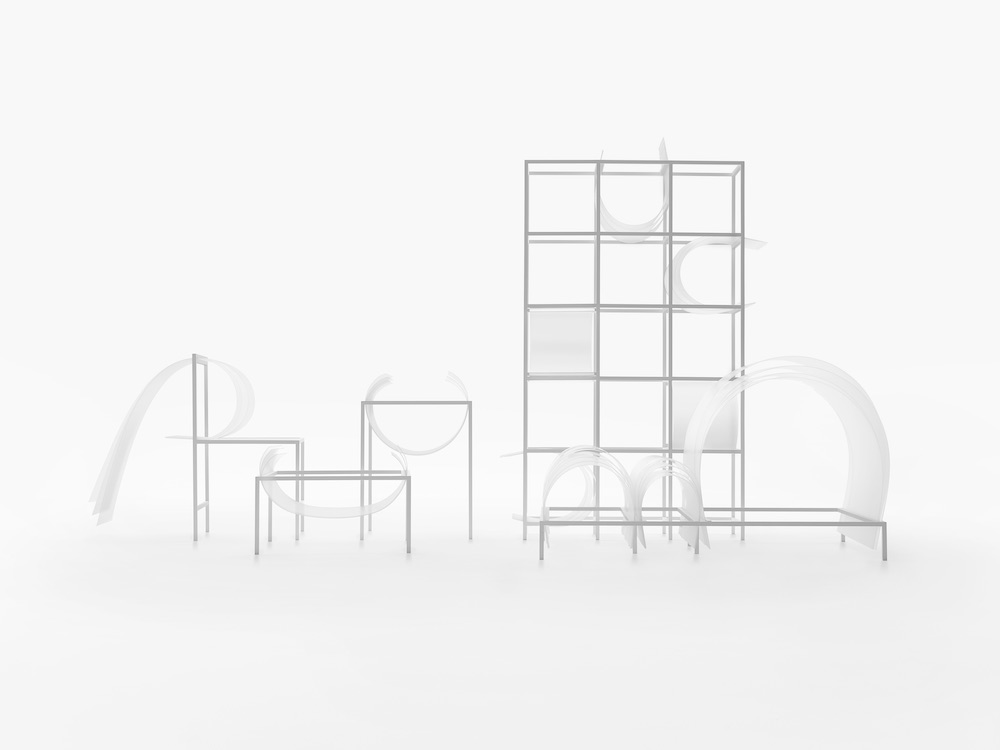 Esculturales y funcionales, así es Bouncy Layers, la colección de mobiliario «avant-garde» de Nendo