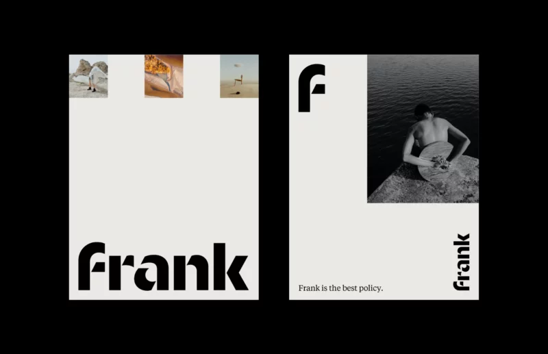 Elena Miska diseña la identidad de Frank. Menos es más, siempre