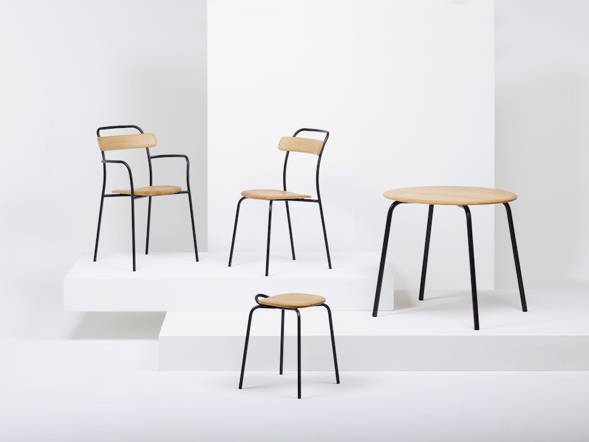 Esencial, funcional y original, así es Forcina, la silla de «horquilla» de Leon Ransmeier