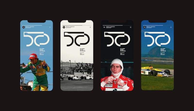 Gabriel M. Ramos celebra los 50 años de la F1 en Brasil con diseño del bueno