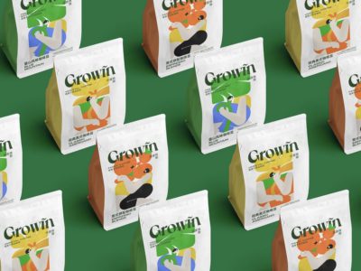 Growin, una identidad cafetera de 4ura Studio