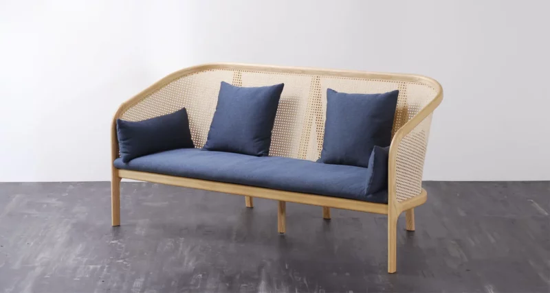 Cane, el delicado sofá de Atelier2+. Cannage a otro nivel