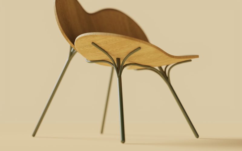 Leaf Vein, de Sunriu. Una silla inspirada en las hojas de los árboles
