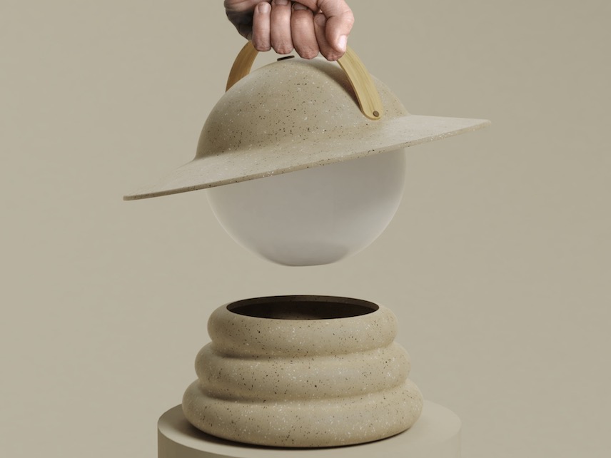 Lua, la lámpara ‘sombrero’ de Eric Nicolas y Patricia Alvarez