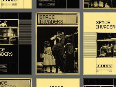 Luca, B. diseña la imagen de Space Invaders, una obra de teatro para adolescentes