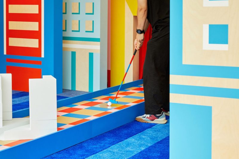 El minigolf pop-up de Maum es el no va más