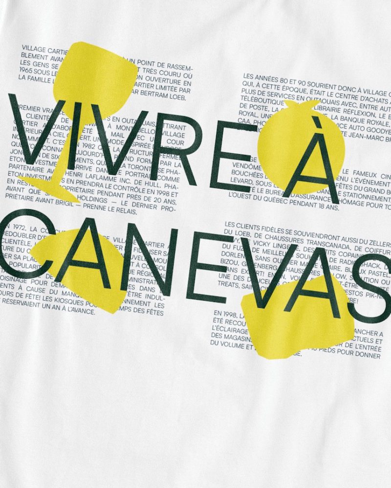 Canevas, de Philippe Clairoux crea la identidad de Canevas, © Vincent Castonguay